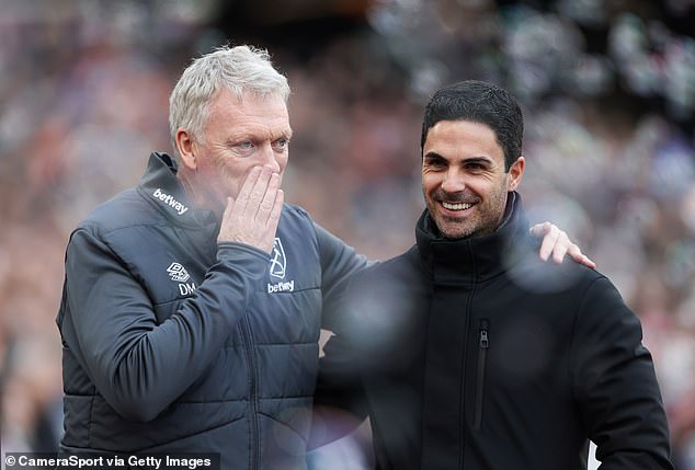 David Moyes will have been furious with his players while it was a perfect day for Mikel Arteta