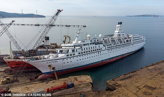 In 2021, the ship was sent to one of the world's largest demolition sites in Aliaga, Turkey, where it has been desolate and uninhabited for several years.