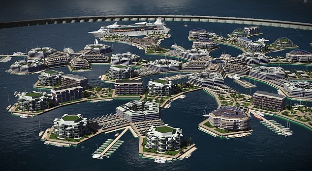 The Seasteading Institute planned a floating city off Polynesia (Seasteading Institute)