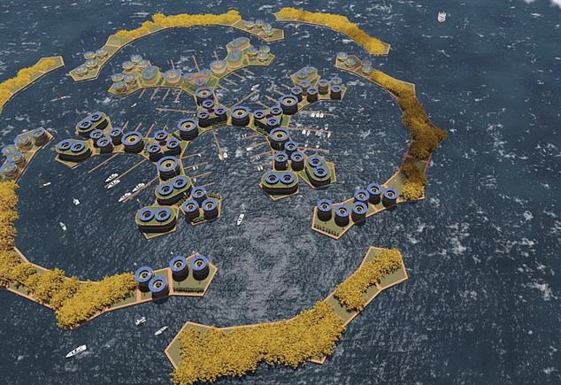 Plans for 'SeaZone' floating city were ambitious (Seasteading Institute)
