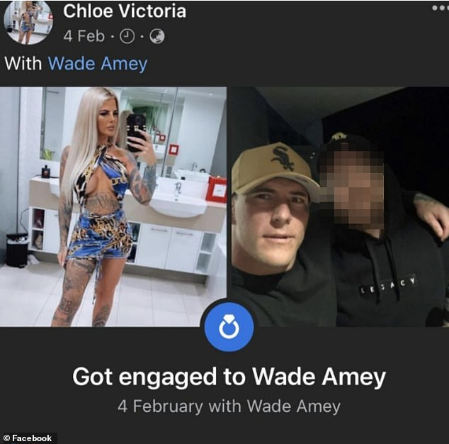 The former couple announced their engagement on Facebook last February.