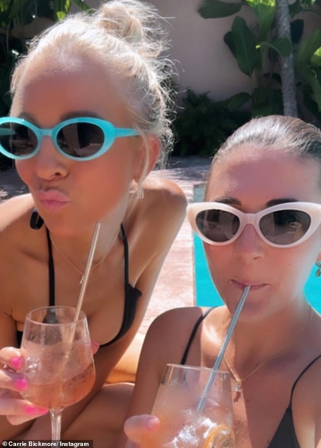 The radio and television star, 43, proved that age is just a number in poolside photos.