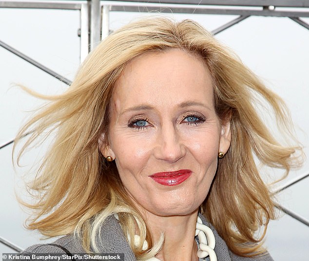 The heroes were significantly more likely to be men: only one in four Britons and one in five Americans said they had a heroine.  Pictured: JK Rowling, who was the most popular choice in the Writer category.