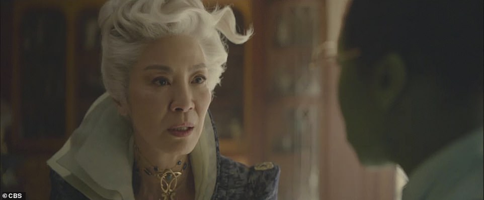 Michelle Yeoh was also seen as Madame Morrible.