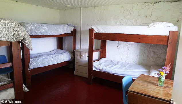 Accommodation in the barracks is simple, says Paul, 