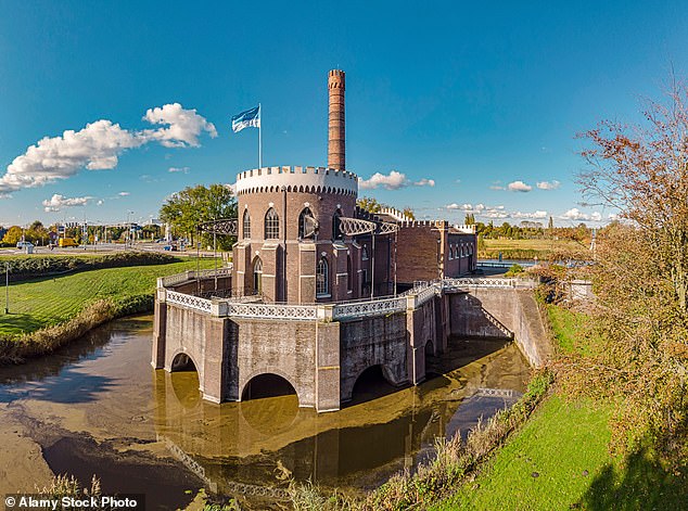 Experts in their fields: On their way from Aalsmeer to Haarlem, Bel stops at the Cruquius pumping station (pictured), which 