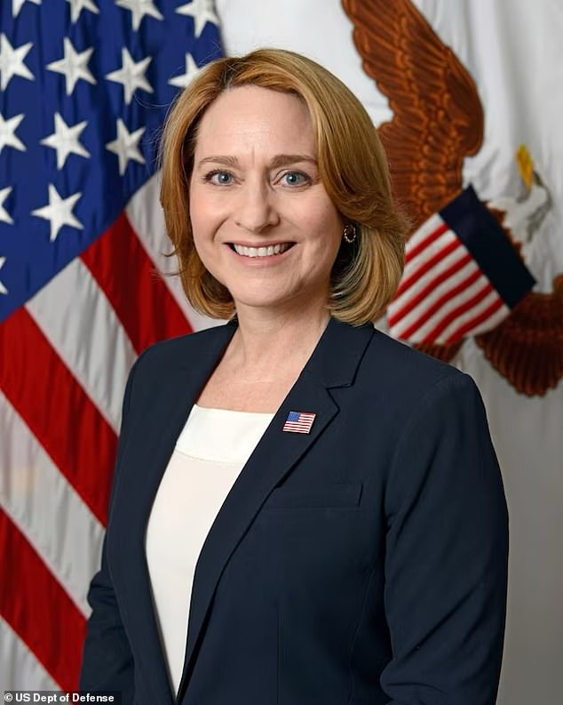 Later on Sunday, the Department of Defense announced that 'at approximately 4:55 p.m.' Austin transferred the functions and duties of the office of Secretary of Defense to Deputy Secretary of Defense Kathleen Hicks (pictured), adding that the White House and Congress had been notified.