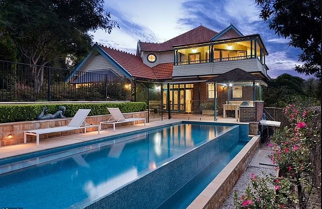 Lisa and Peter have made a fortune in the property market since buying their first home in 1993. They bought the five-bedroom, three-bathroom Mosman property (pictured) for $855,000 and sold it five years later for $1.65 million of dollars.