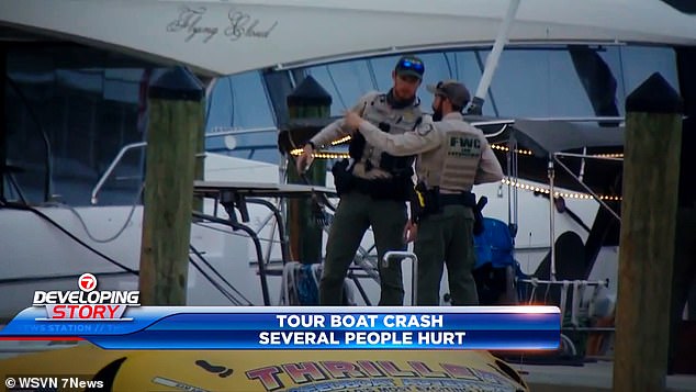 Officials at the time revealed that the other boat involved was private, but has not yet been identified. It is not clear if the occupants of that boat were also injured.