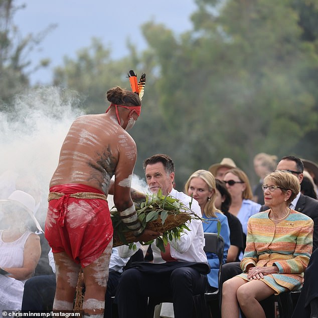 However, on Australia Day, Prime Minister Minns only shared photos of himself attending an Indigenous morning ceremony and did not wish Australians a 