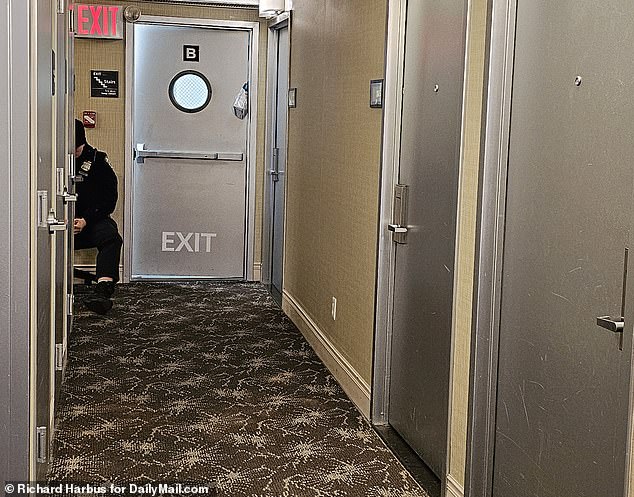 Detectives entered the Manhattan hotel on Thursday morning, surprising guests staying there for New York Fashion Week.