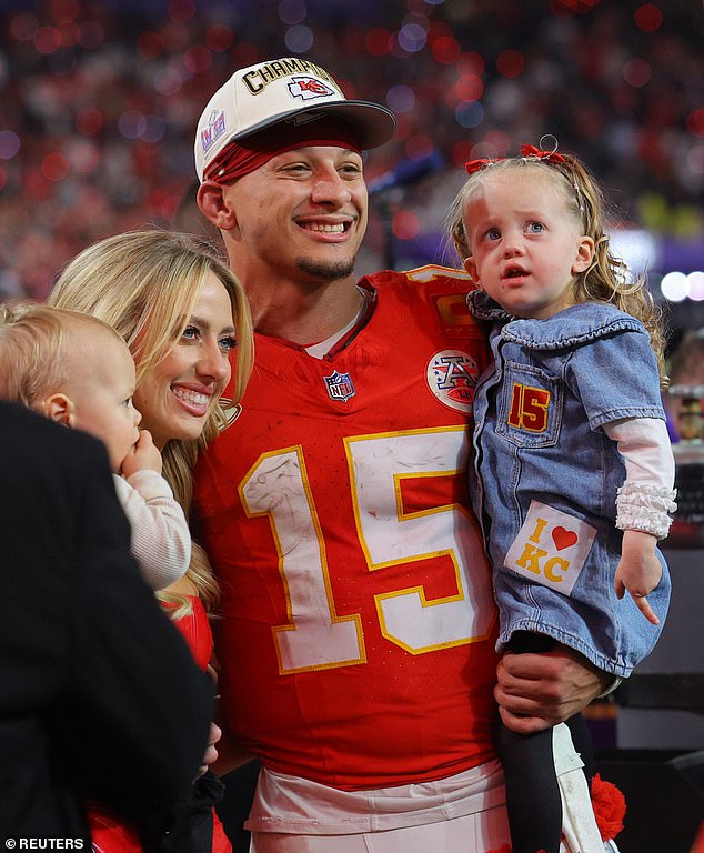 'Britney is a great wife with two fantastic children.  I can't ask for anything better than this.  We are Super Bowl champions