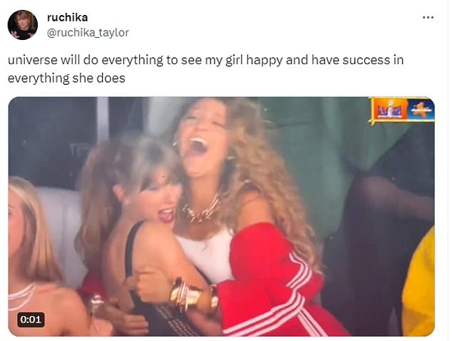 'Universe will do everything possible to see my girl happy and successful in everything she does,' one fan proclaimed
