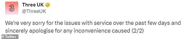 1707741393 683 Three UK is down AGAIN leaving thousands of customers