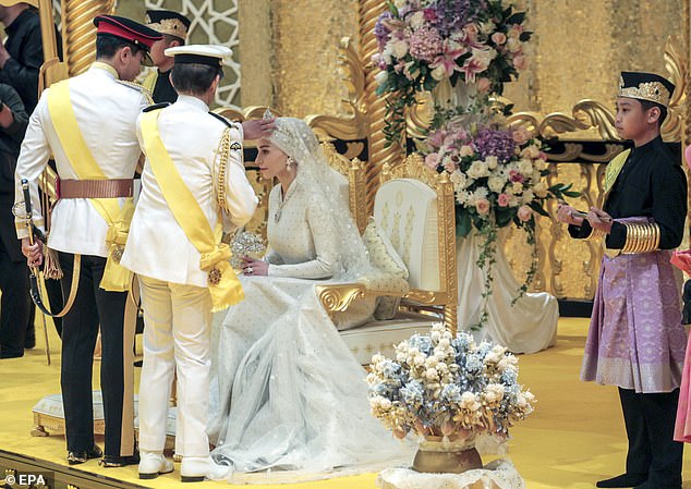 His new wife is the granddaughter of an adviser to Brunei's leader, Sultan Hassanal Bolkiah.