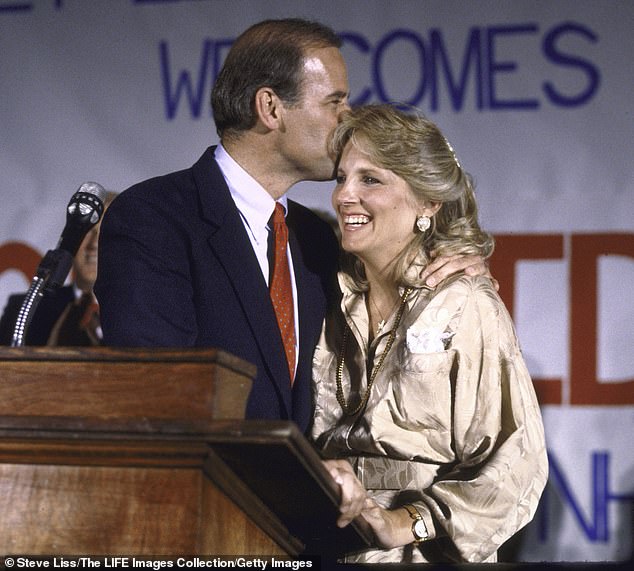 Joe Biden, with his wife Jill in 1988, confused the conversations he had had with European leaders