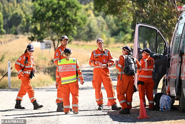 SES assisted with the search for Samantha Murphy last week, but efforts were halted on Saturday.