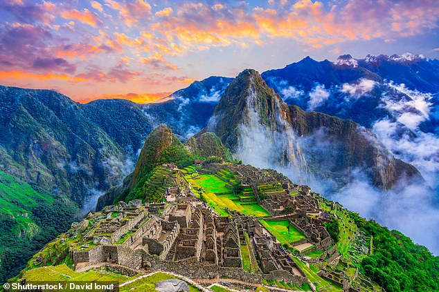 High-altitude Machu Picchu in Peru emerged as the number one destination for people over 55 years old
