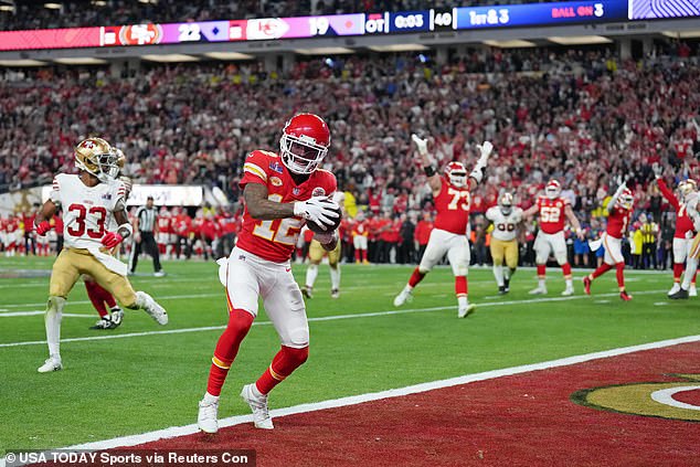 After kicking a field goal, they were undone when Mecole Hardman Jr. scored the winning touchdown for the Chiefs.