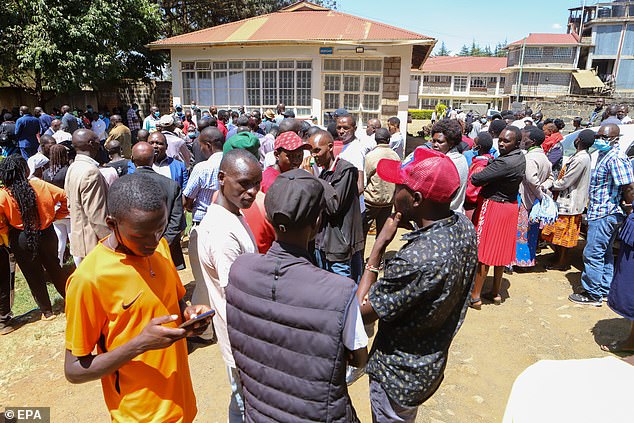 Mourners gathered to pay their respects to Kiptum following his death on Sunday.