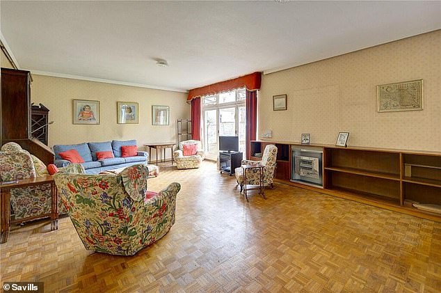 The London property is spacious, spread over two floors and 3,571 square feet.