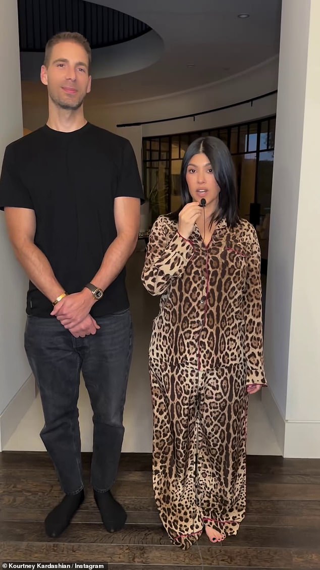 At one point, The Kardashians' star producer stood directly next to her Lemme co-founder Simon Huck (left), who, at 6ft 4in, is 16 inches taller than her: 'Of course I look little girl next to Simon!'