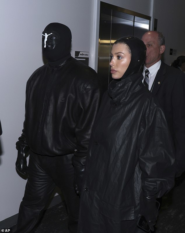 If they weren't on the screen, they were leaning on the stands: Jay and Bey, Crazy Kanye (pictured with wife Bianca Censori) and the Kardashian clan, Gaga decked out in kitty-eyed flares, Jon Hamm and Justin Bieber.  .