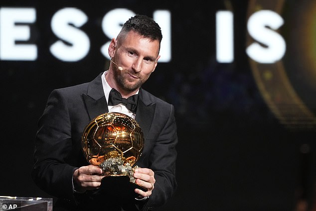It was Lionel Messi who won his eighth Ballon d'Or after winning the men's award.