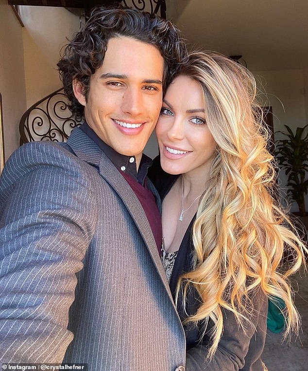 For the previous two years, from September 2021 to September 2023, Crystal was in a relationship with actor Ryan Malaty, 32 (pictured here in 2021).
