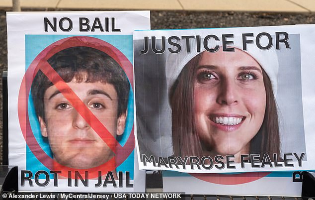 Friends and family of Fealey protested outside the courthouse demanding that Shroitman remain in custody when he appeared for a bail hearing Friday.
