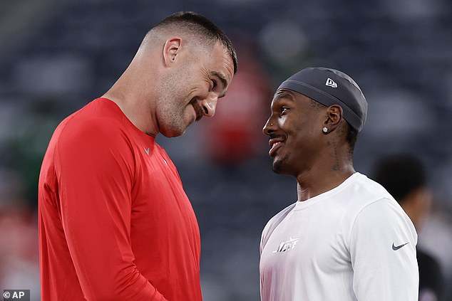 Hardman and Kelce are believed to have a close relationship, dating back to 2019, when the Chiefs drafted the former.