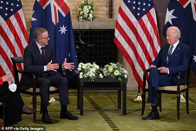 During their exchange, Albanese said that he had visited the United States to 
