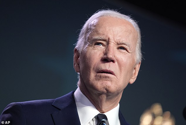 Joe Biden joked about his memory during a speech in Washington, DC on Monday.