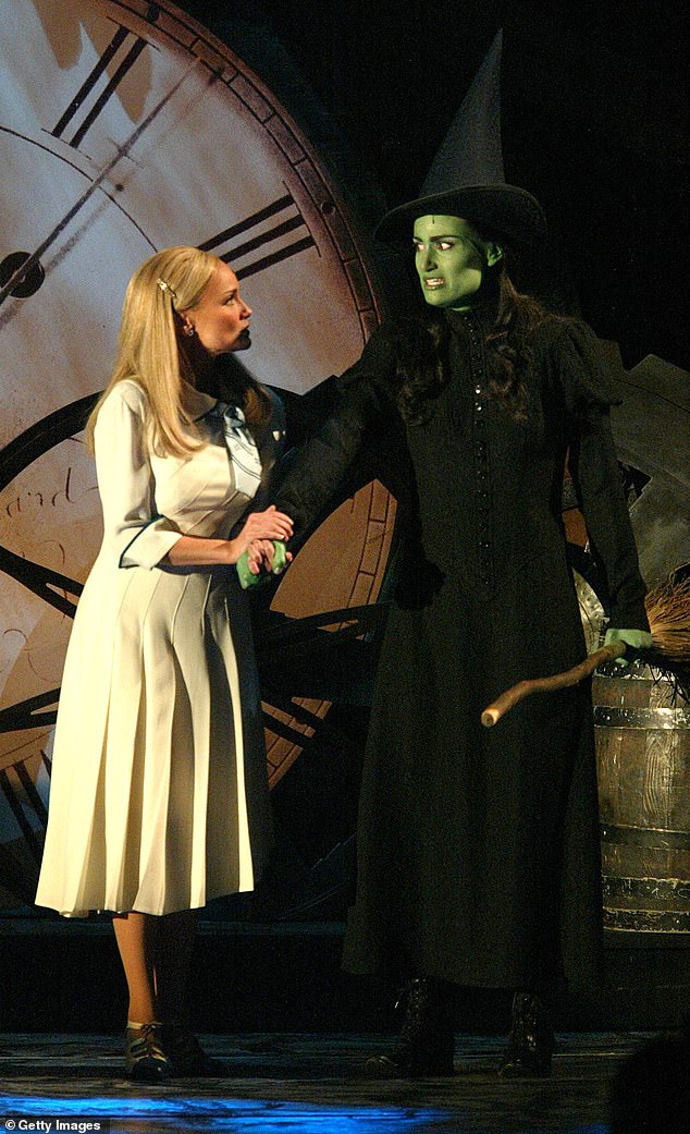 Stephen Schwartz wrote the music for Wicked, resulting in a Tony Award for Idina Menzel, 52, and a Tony nomination for Kristin (pictured in New York in 2004).