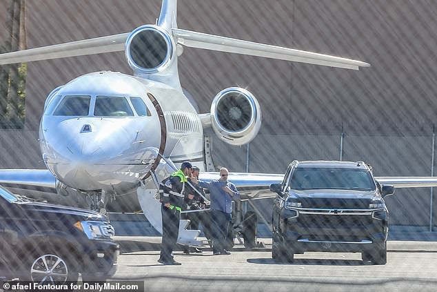 Just yesterday, Swift had landed in Las Vegas to watch Super Bowl LVIII.