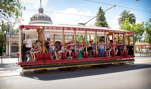 There's no better way to see Bendigo's sights than aboard one of the iconic vintage trams.