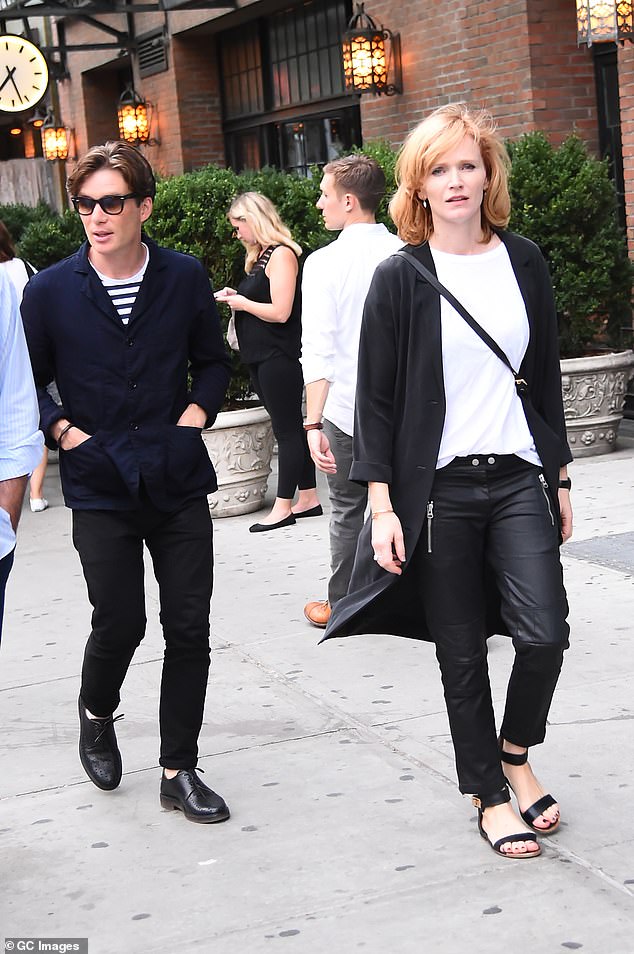Cillian Murphy and Yvonne McGuinness photographed during a trip to New York City in August 2016.