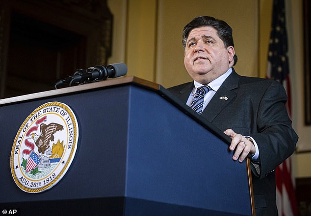 She attributes the failure of the Windy City to Johnson, Democratic Illinois Governor JB Pritzker (pictured) and President Joe Biden.