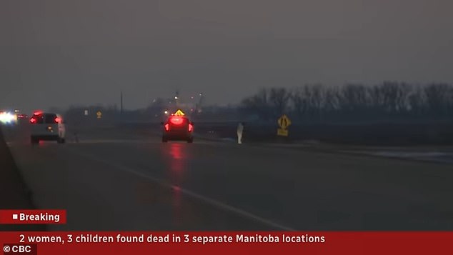 The first victim, a woman, was found in a ditch on the side of Highway 3 between Carman and Winkler around 7:30 a.m. Sunday.