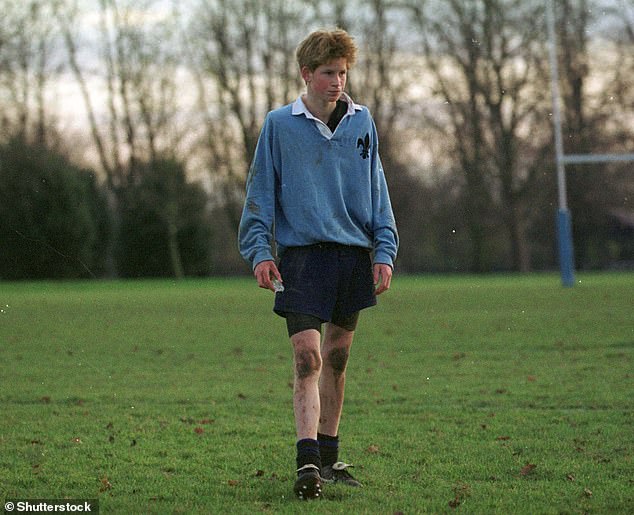 Less academic than his brother, Prince Harry also attended Eton College