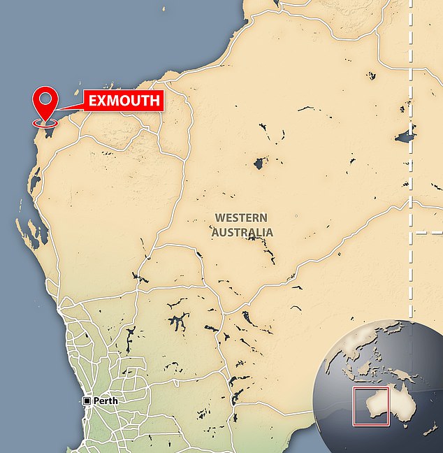 Exmouth is located in the Gascoyne region of Western Australia, more than 1,200 kilometers north of Perth, and is famous in the state for its out-of-this-world beaches.