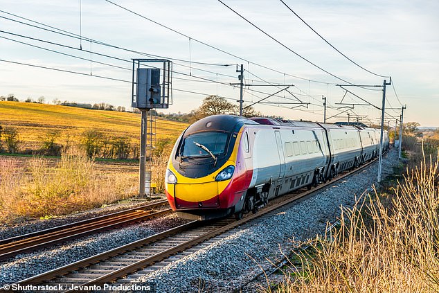 Sky-high rail fares mean people traveling across the country have to pay up to 239 percent more for a return trip by train than by plane (file photo)