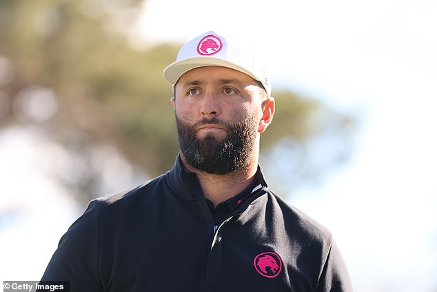 Jon Rahm (above) was unimpressed by the rowdy crowd in Las Vegas over the weekend