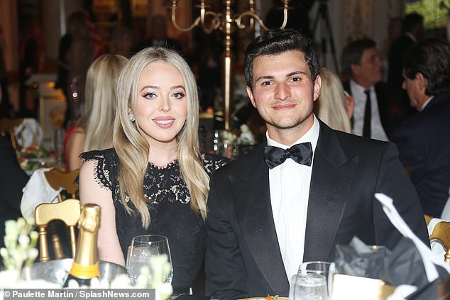 Also present was Tiffany Trump, the former president's only daughter from his second marriage to Marla Maples.