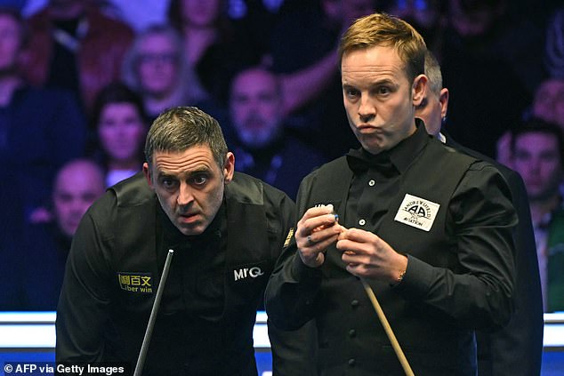O'Sullivan also lashed out at Ali Carter after beating him in last month's Masters final.