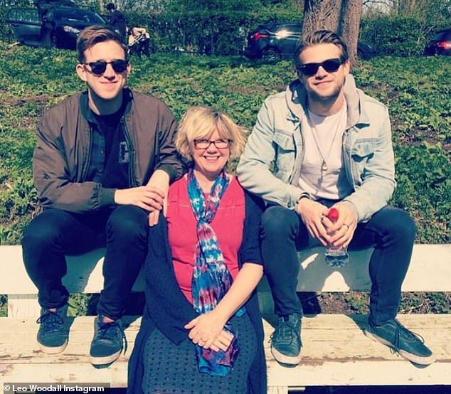 Leo's mother, Jane Morton, did not pursue a career in acting after graduating from drama school, but after her relationship with Andrew came to an end, she married another actor (Leo pictured with his brother Gabriel, on the right, and his mother Jane).