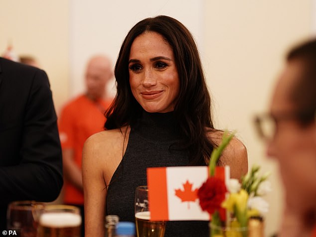 The Duchess of Sussex at the IG25 and Team Canada reception at the Hilton Hotel during the Invictus Games in Dusseldorf, Germany on September 15, 2023.