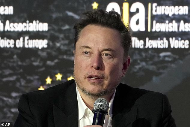 Elon Musk (pictured) is the CEO of Tesla and joined the company seven months after it was founded. Subsequent lawsuit means he can legally name himself co-founder
