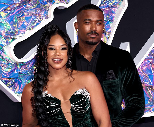 Several WWE stars attended the ceremony, including Bianca Belair (left) and Montez Ford (right).