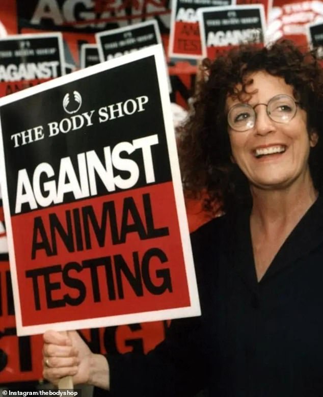 Protesting animal testing was a key business goal for the brand, with Anita leading the resistance.